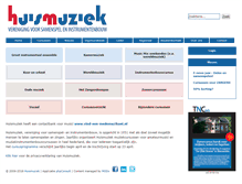 Tablet Screenshot of huismuziek.nl
